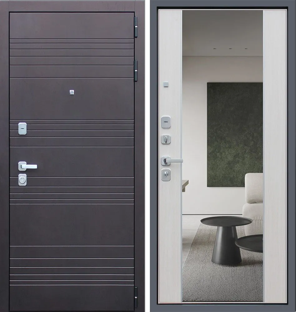 Дверь Дуэт с зеркалом DIS006698